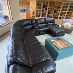 Leather Sectional Couch