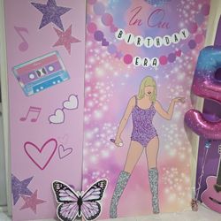 Taylor Swift Birthday Backdrop