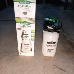 Groundwork 1 1/2 Gallon Pump Sprayer, Never Used.