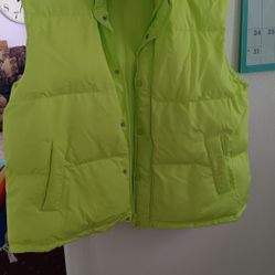 Nice Ladies Green Vest ..size XL