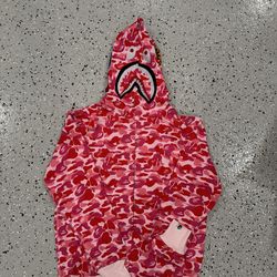 Pink  bape hoodie