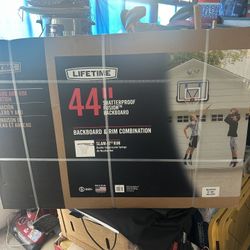 Lifetime Back Board And Hoop