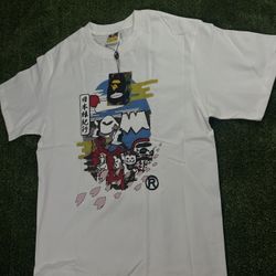 White Bape Tee Sizes S L Xl