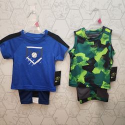 Nwt Lot of two Tank and Tee Set with short