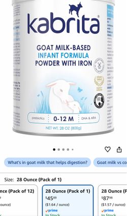 Kabrita infant formula
