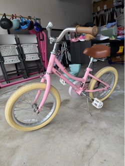 16 Inch Pink Classic Bicycle