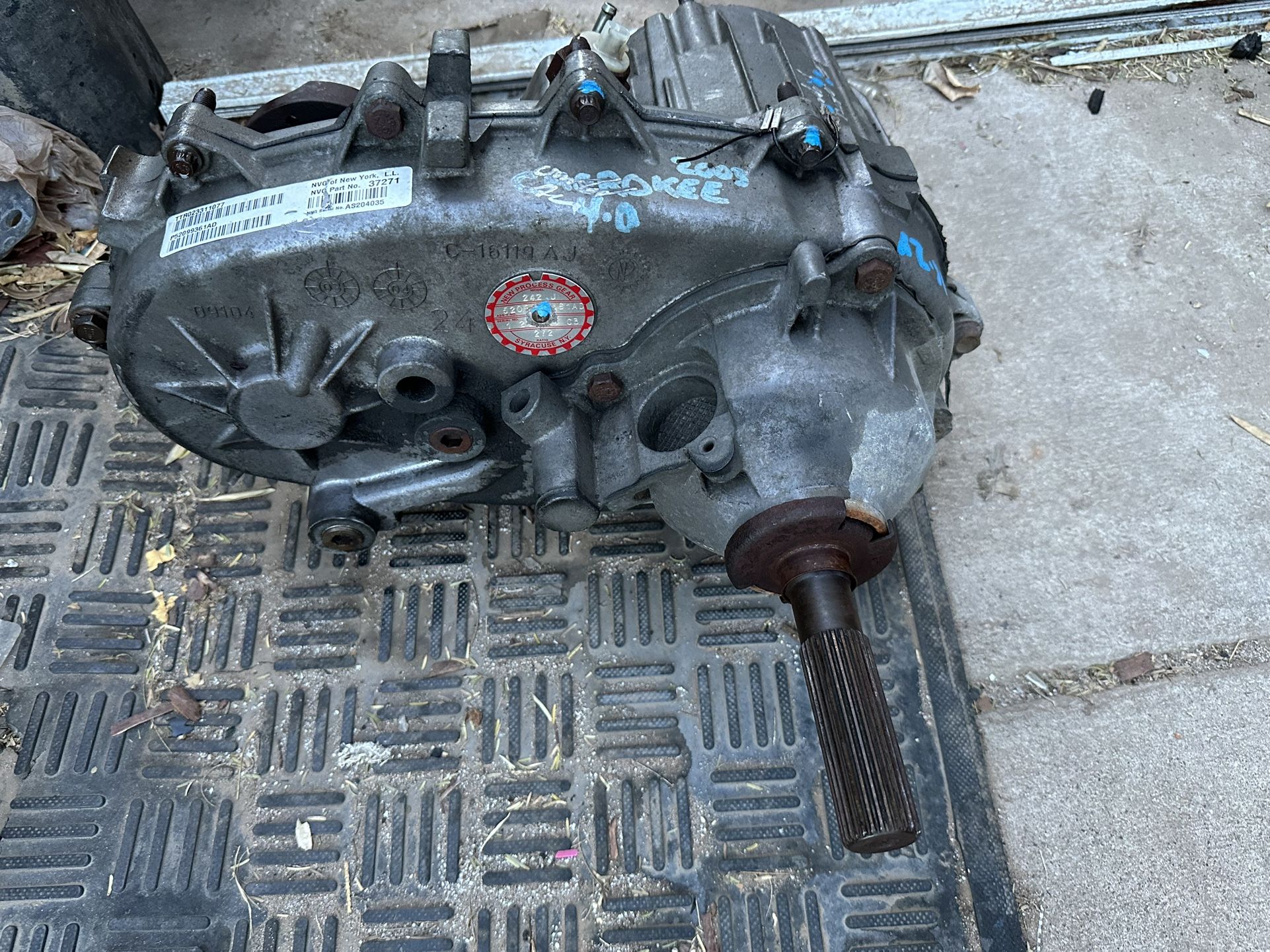 242J Transfer Case 272 Ratio