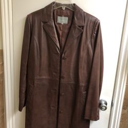 Women’s Leather Jacket Size L , Brand Juliet Michelle , Genuine Leather ( PRICE IS FIRM )