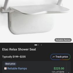 Etac Relax Shower Seat (Hospital Approved)
