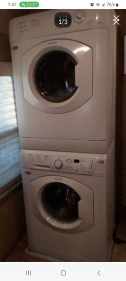 Stacked Washer and Dryer Set