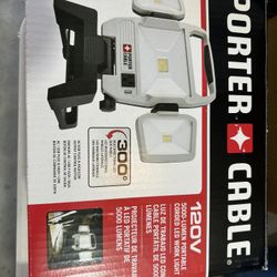 PORTER-CABLE 5000 Lumen LED Work Light – 120V (NEW in Box)