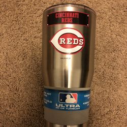 Reds 30 oz Tumbler. Stainless Steel 