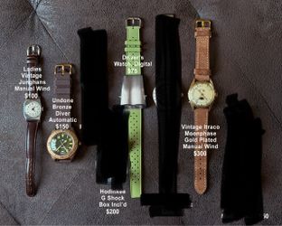 Assortment of Watches, Casio G Shock & More