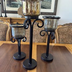 3 Candle Holders