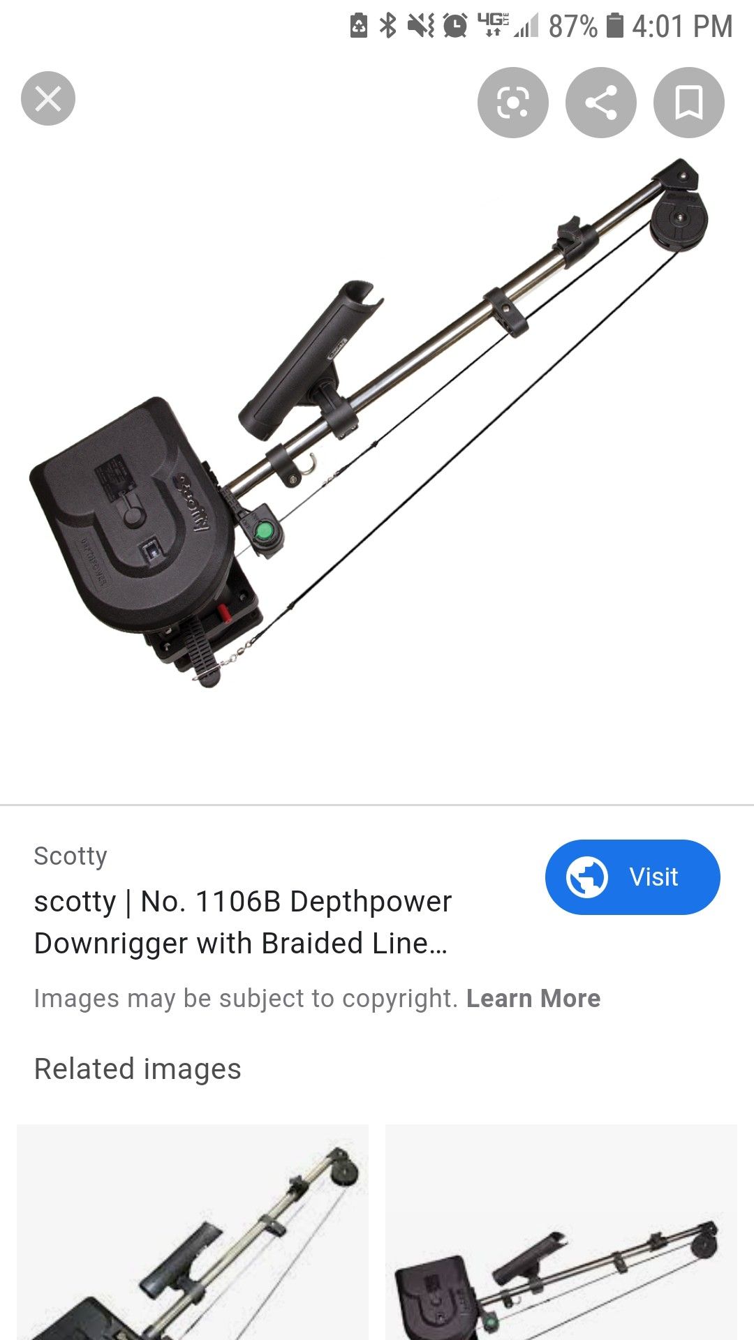 Scotty electric downrigger for Sale in WA OfferUp