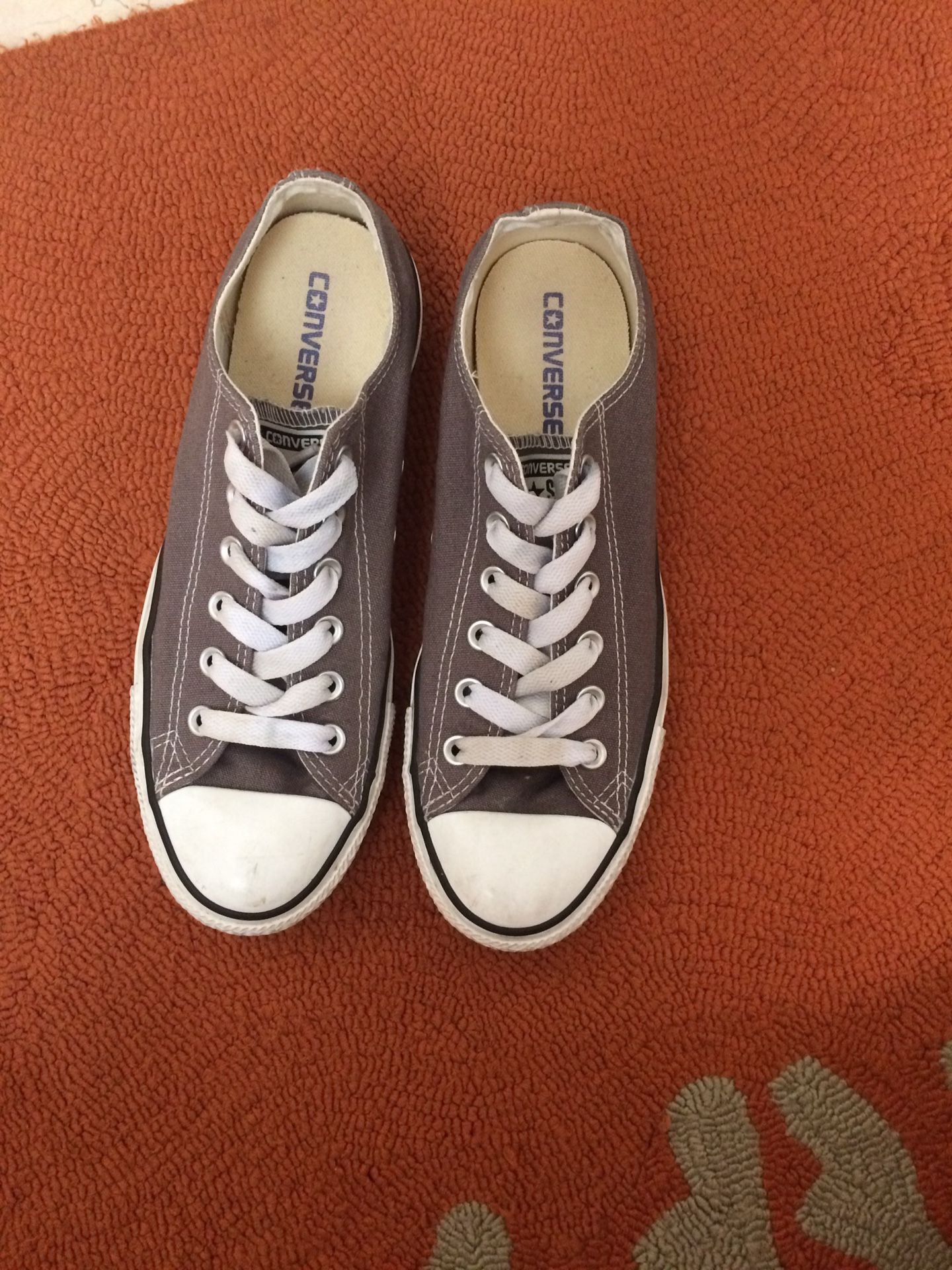 Converse gym shoes gray size men’s 7 women 9