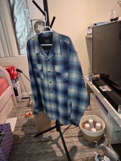 PENDLETON XXL BLUE AND GRAY BLACK AND YELLOW