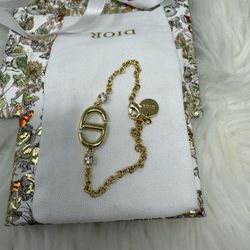 Dior Bracelet with Crystal / Gold