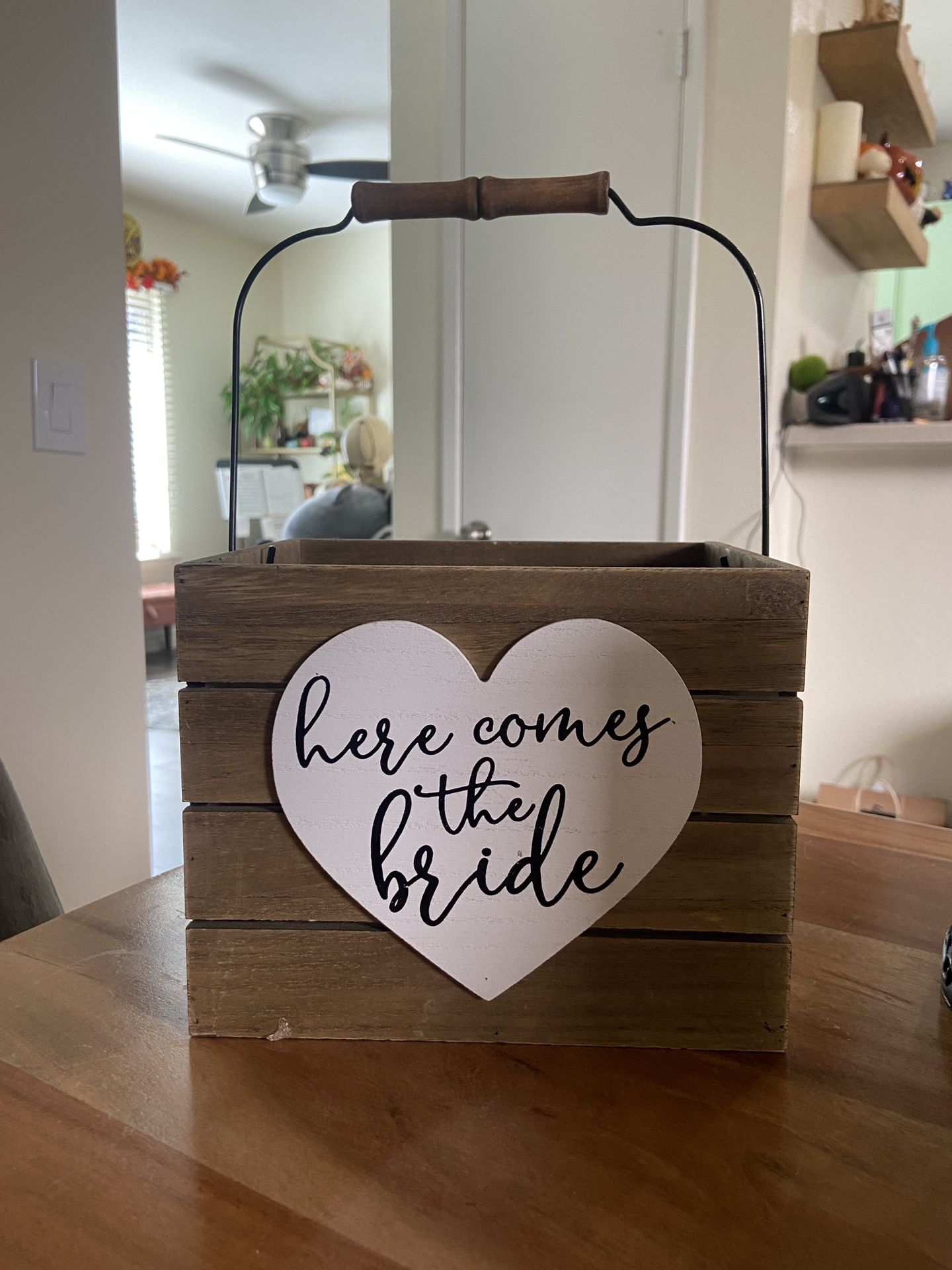 Small Bridal Wooden box