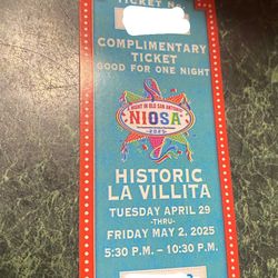 2025 NIOSA ticket