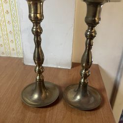Vintage Brass Candle Sticks