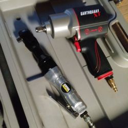 3/8 Air Ratchet And 1/2 Earthquake Xt Impact