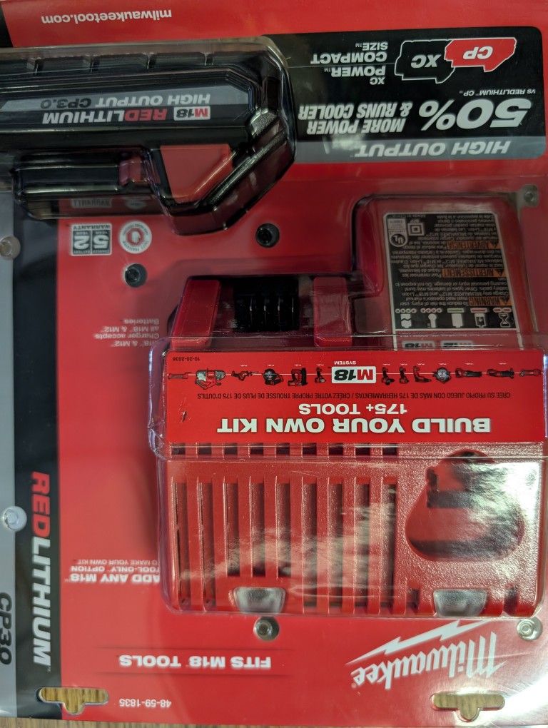 Milwaukee Charger And Battery. New