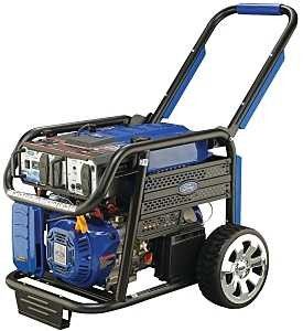 Pulsar FG7750PE Portable Generator, 8.3 A, 120/240 V, Gasoline, 6.6 gal Tank, 11 hr Run Time, Electric Start