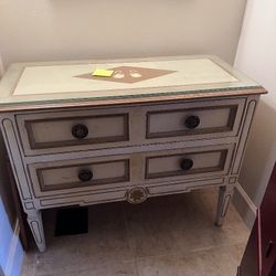 Antique French Style 2 Drawer Dresser 