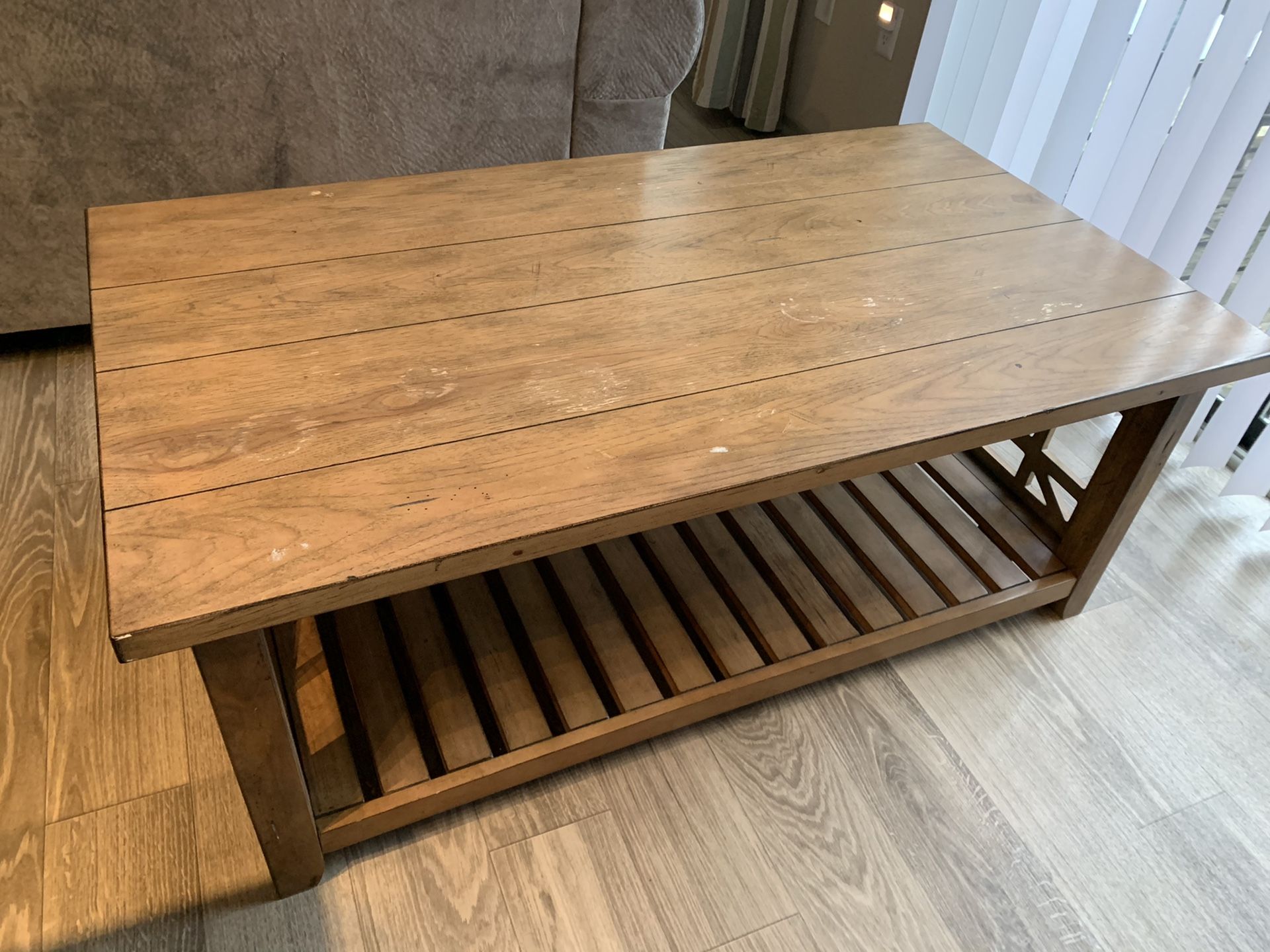 Solid Wood Coffee Table