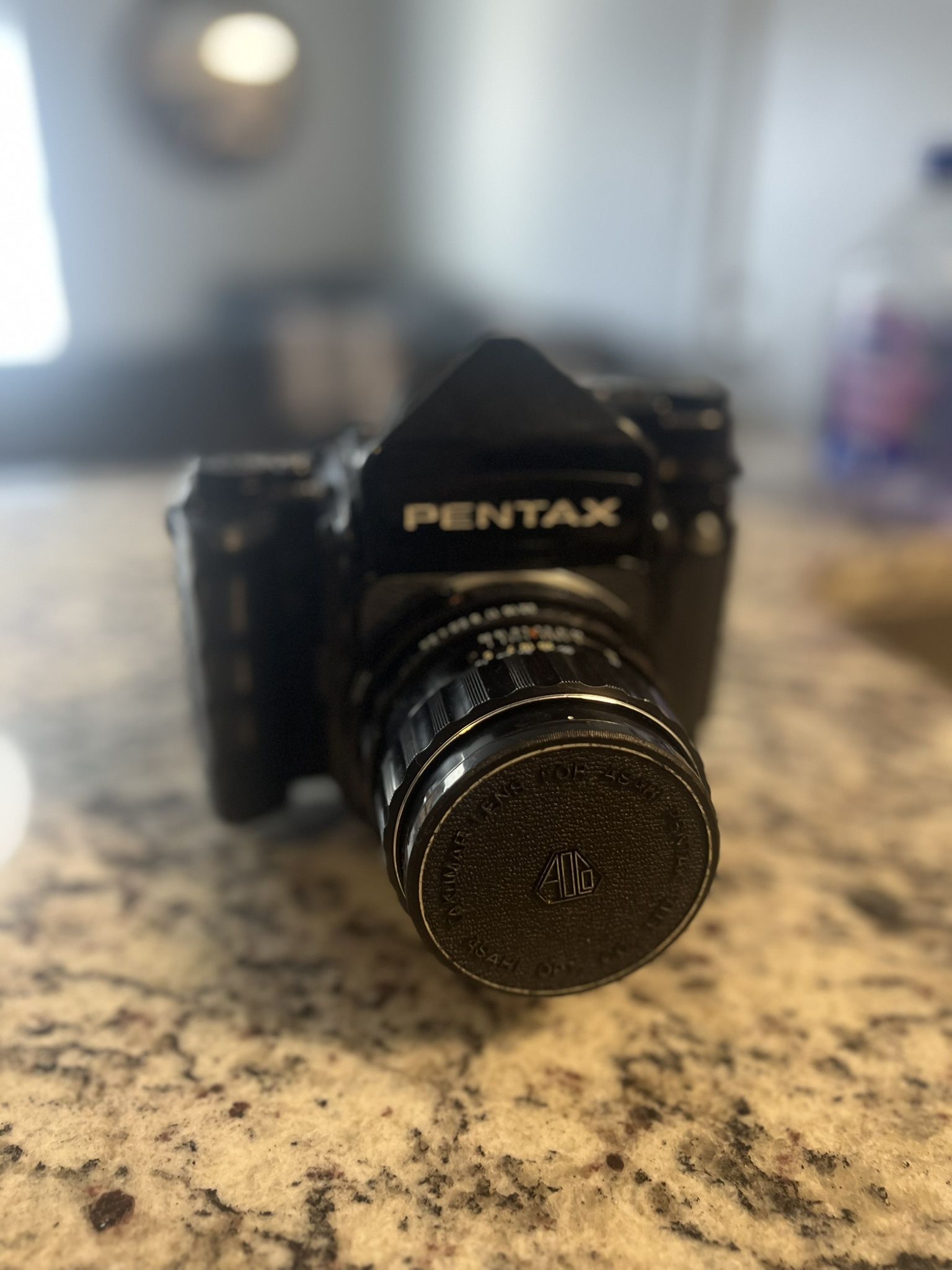 Pentax 67 with 105mm + 45mm Lens