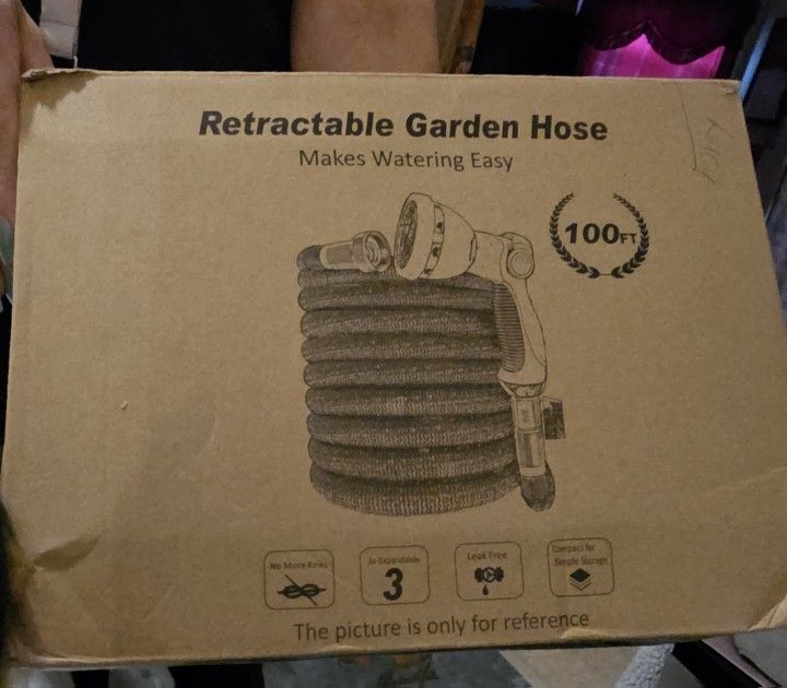 Retractable Garden Hose 100FT. $50/B.O.