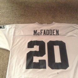 McFadden# 20 RAIDERS JERSEY SIZE LARGE