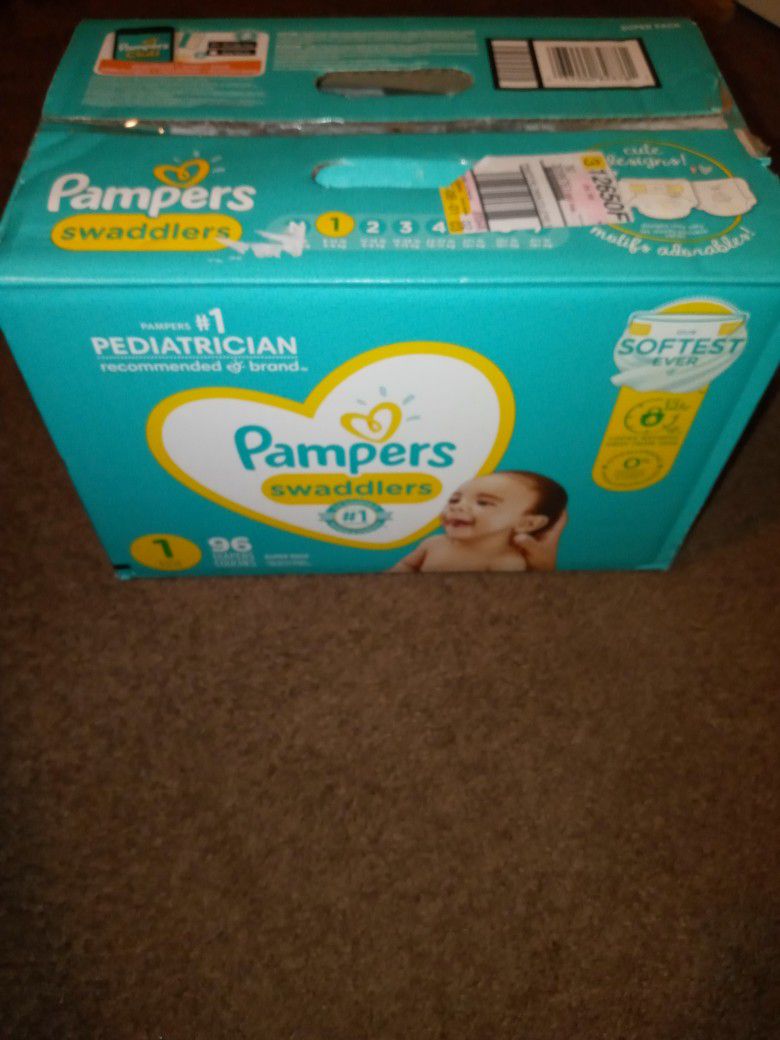 Pampers Swadlers Size 1