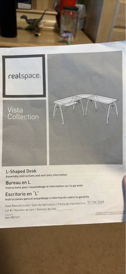 L shaped desk