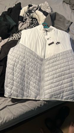 Nike Quilted Puffer Vest White/Grey