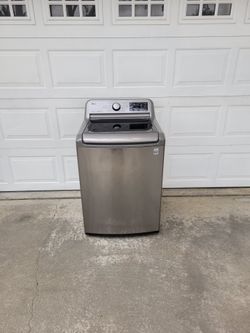 LG WASHER STAINLESS STEEL