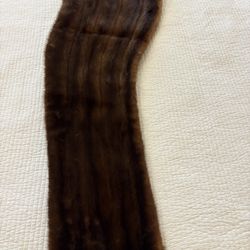 Fur Shawl, 80” Length