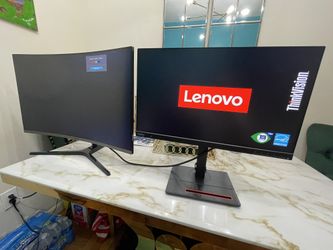 Samsung Curve And Lenovo Computer Monitors! 