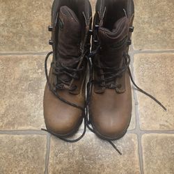 Hytest - K12481 - Apex Waterproof Composite Toe 6" Work Boot - Brown - Size  9