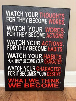 Motivational Quote Canvas Wall Art