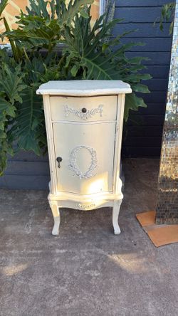 Antique shabby chic nightstand Cabinet
