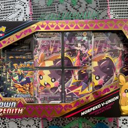 Pokémon TCG Sword And Shield Crown Zenith Morpeko V-UNION Playmat Premium Collection