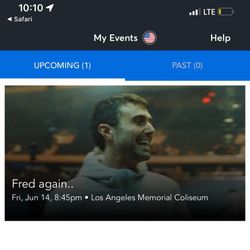 TWO FRED AGAIN TICKETS - LA 06/14