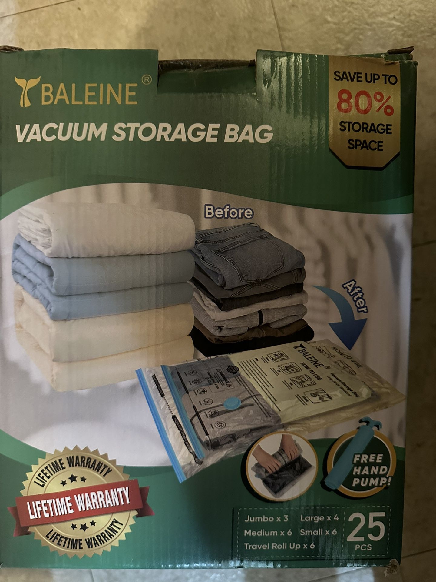 Free Vacuum Storage Bags