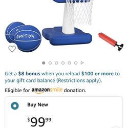 Swimming Pool Basketball Hoop-BRAND NEW IN BOX! 