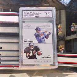Bo Jackson Leaf SP Release ELE-01 Dual Baseball/Football CCG 10