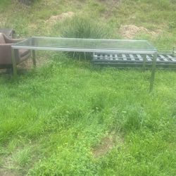 8 Ft Glass Table
