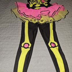 Halloween skeleton costume with tutu skirt