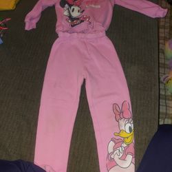 Disney Minie Mouse Pants And Pajamas Set Size 4T
